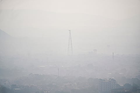 Weather: Smog in Ajmer