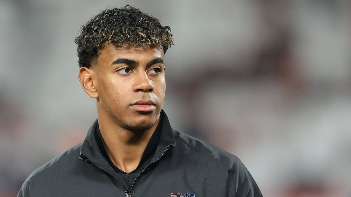 Barcelona's Lamine Yamal - null