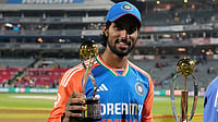 IND Vs NZ: Tilak Varma Ruled Out Of First Three T20Is After Undergoing Surgery For Abdominal Issue | Photo: AP/Themba Hadebe : India's Tilak Varma poses with the Player of the Match and Player of the Series trophies