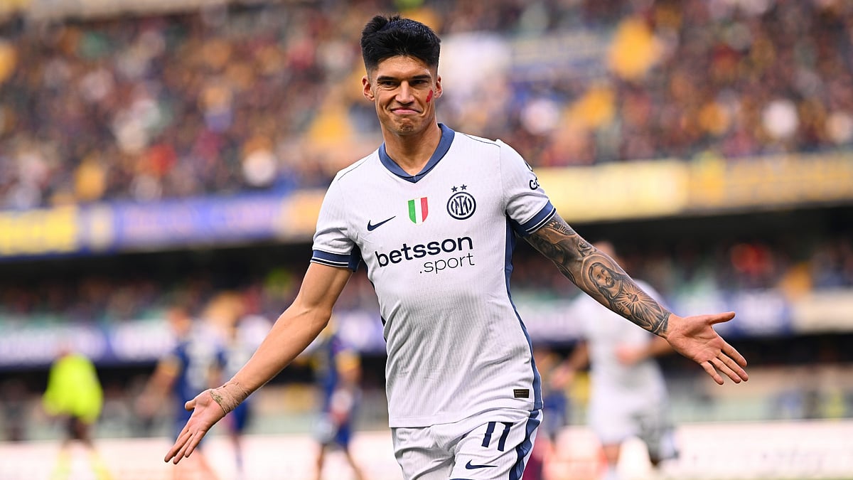 Inter goalscorer Joaquin Correa - null