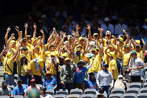 IND Vs AUS 1st Test, Day 2: Australia's fans celebrate their team's hundred runs