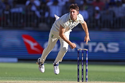 IND Vs AUS 1st Test, Day 2: Australia's Mitchell Marsh bowls a delivery