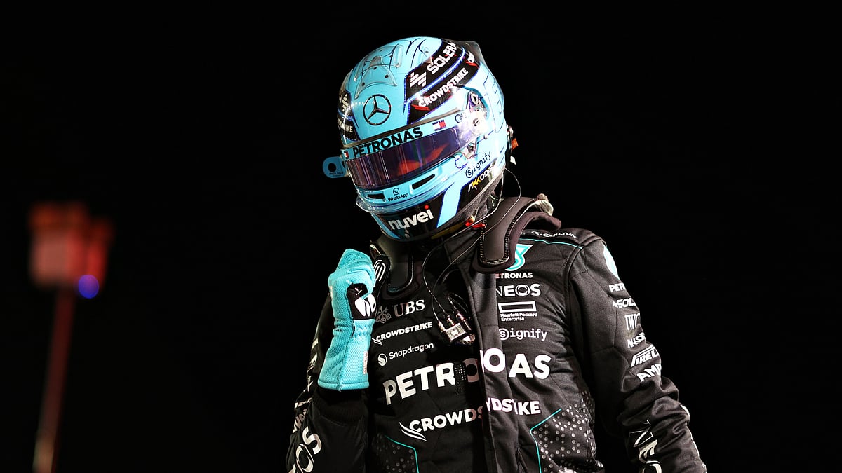 George Russell will start the Las Vegas Grand Prix on pole