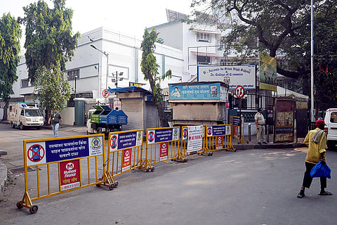 Maha Assembly polls: Counting center is seen barricaded