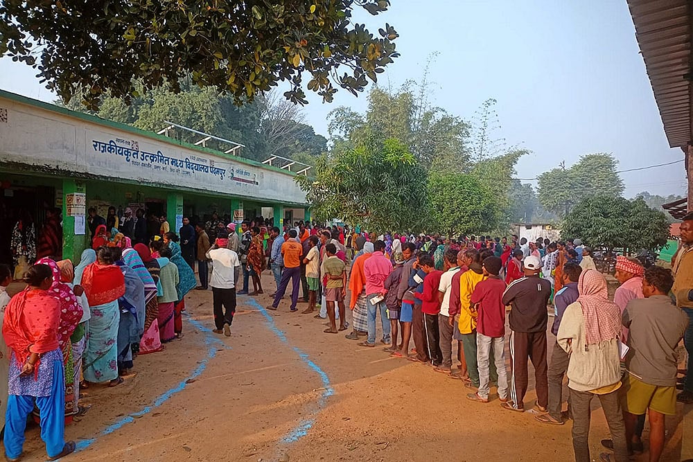 After the first four rounds of counting, the JMM-led INDIA is leading in almost 50 out of the 81 assembly constituencies. - | Photo: PTI