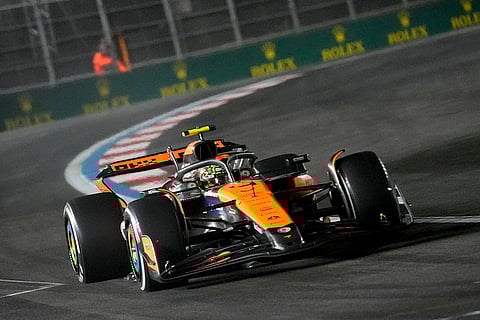 Las Vegas GP: McLaren driver Lando Norris, of Britain