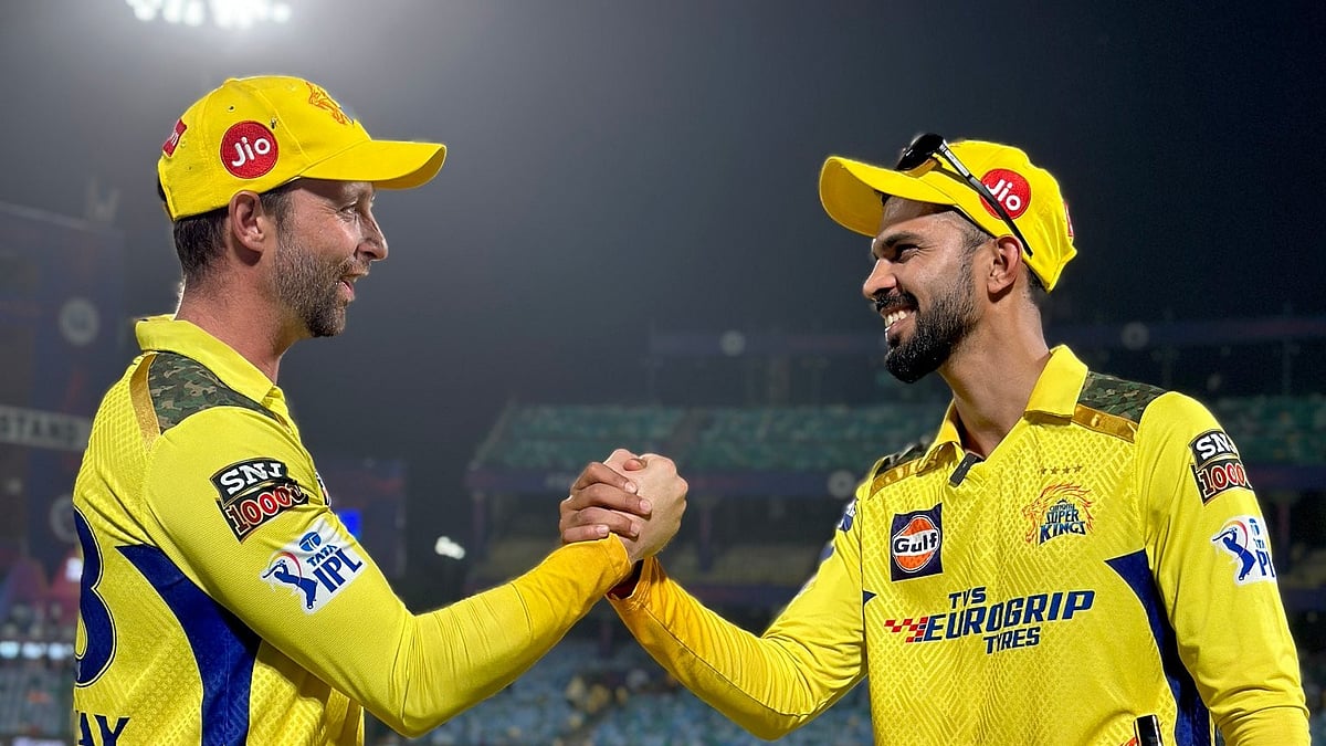 Devon Conway with Ruturaj Gaikwad. - X/ChennaiIPL