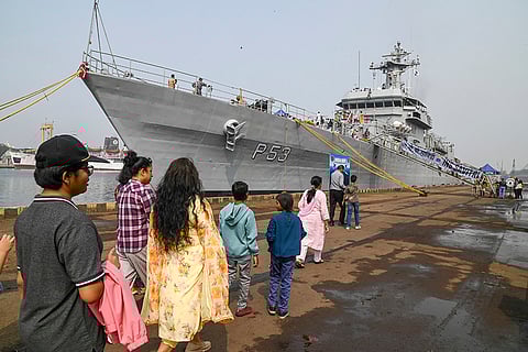 INS Savitri at Kolkata port