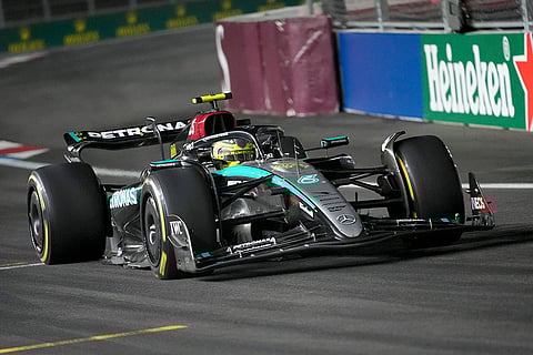 Las Vegas GP: Mercedes driver Lewis Hamilton, of Britain