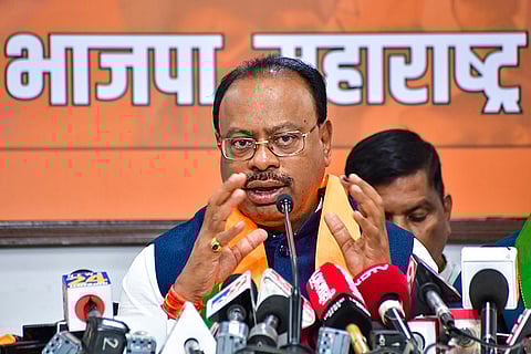 Maha BJP chief press conference in Mumbai