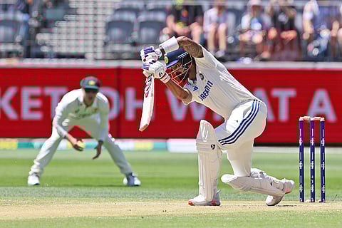 IND Vs AUS 1st Test, Day 3: India's KL Rahul bats