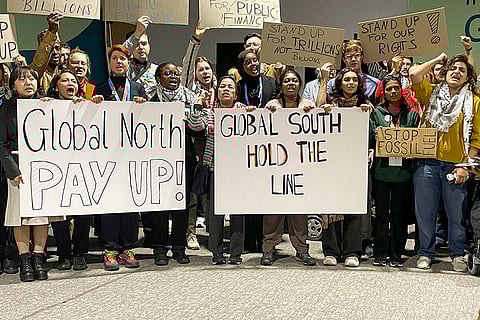 COP29: Protests at UN climate conference