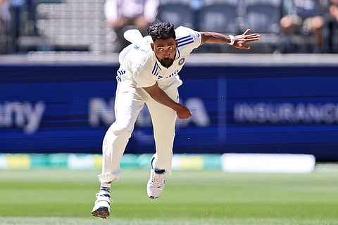 IND Vs AUS 1st Test, Day 4: India's Mohammed Siraj bowls a delivery