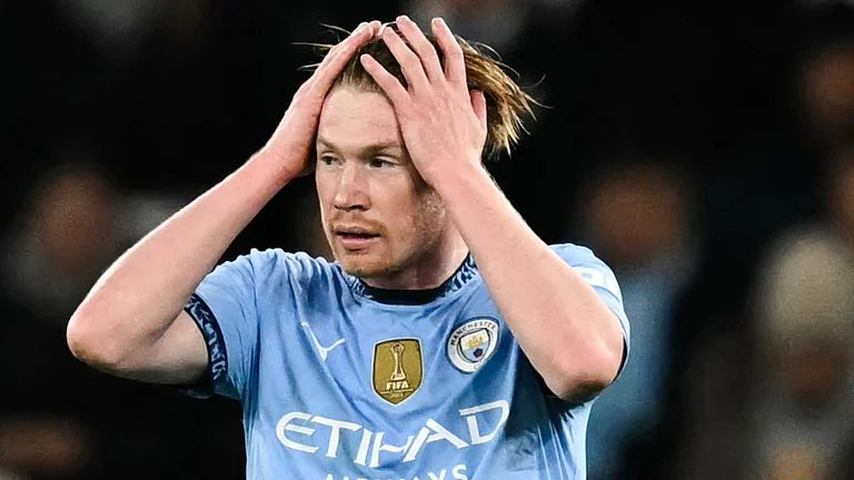 Man City star Kevin De Bruyne - null