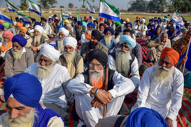 Farmers protest in Amritsar