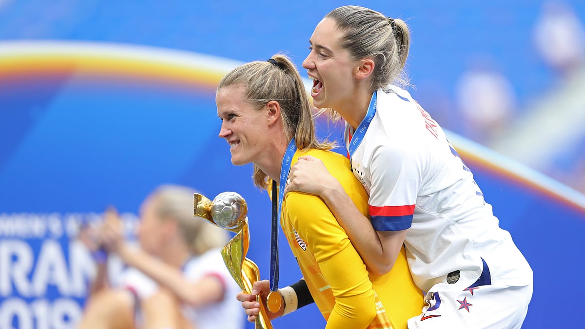 Alyssa Naeher helped the United States win the World Cup in 2019