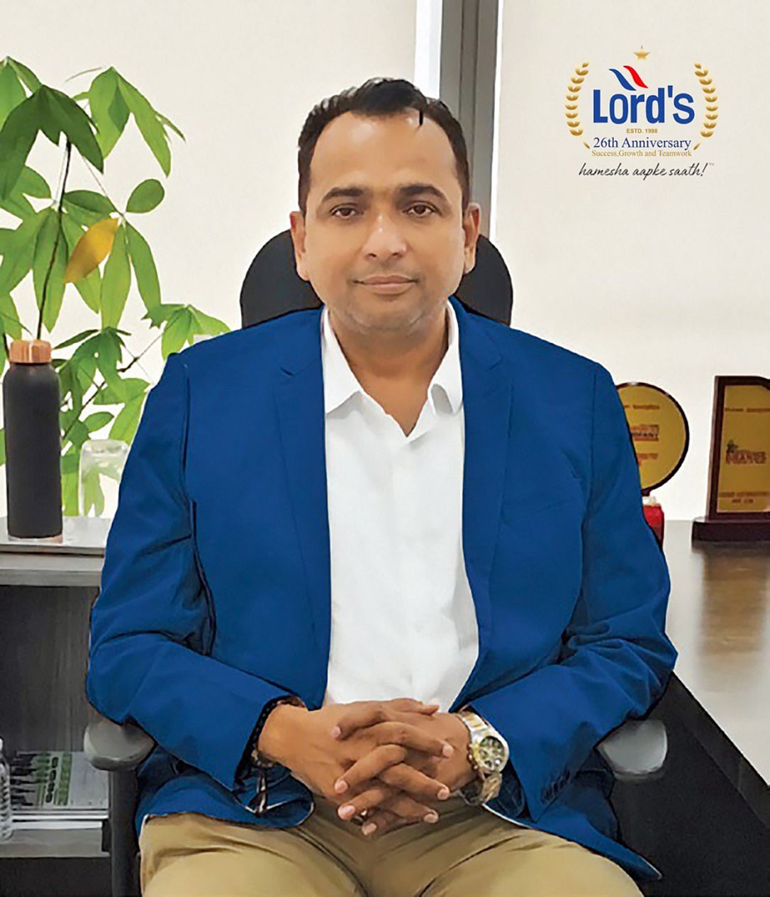 Sachidanand H Upadhyay, Managing Director, Lords Mark Industries Ltd.