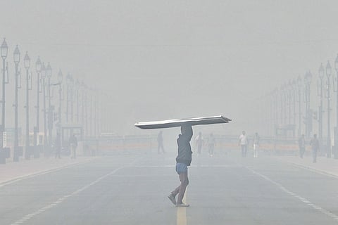 Weather: Air pollution in Delhi