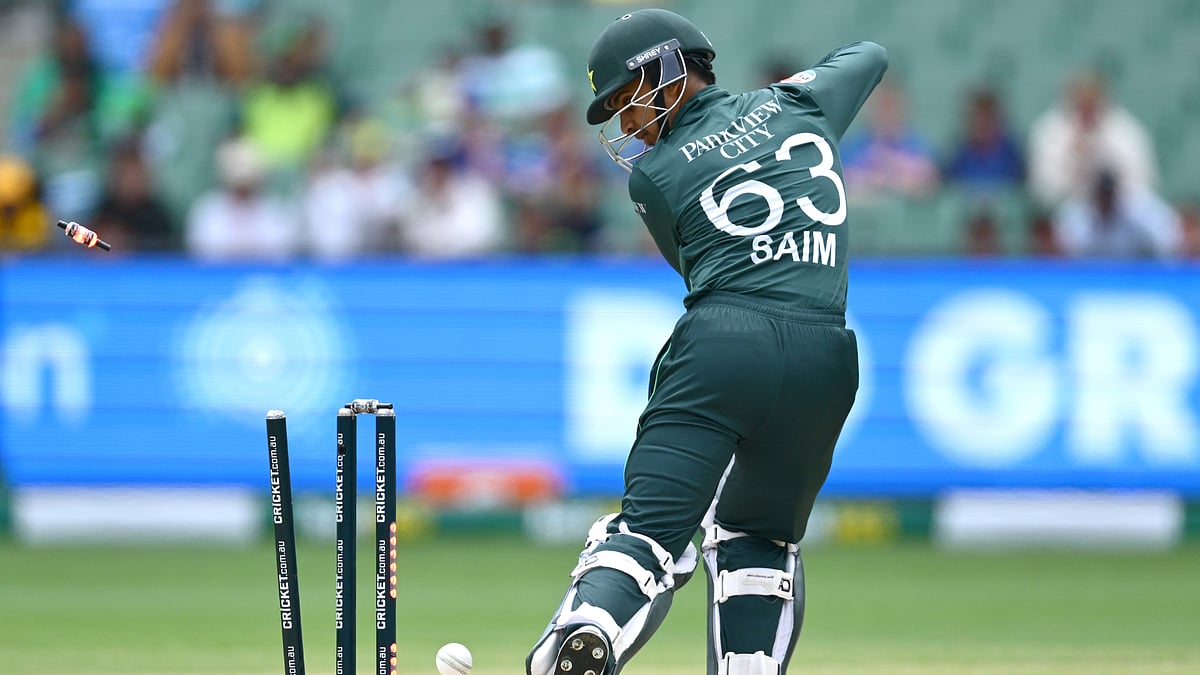 Saim Ayub hit a rapid ton for Pakistan