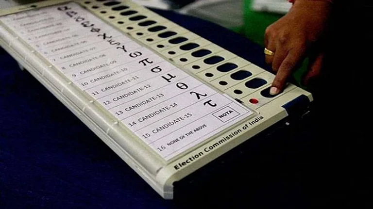 Electronic Voting Machine (EVM) - PTI; Representational Image