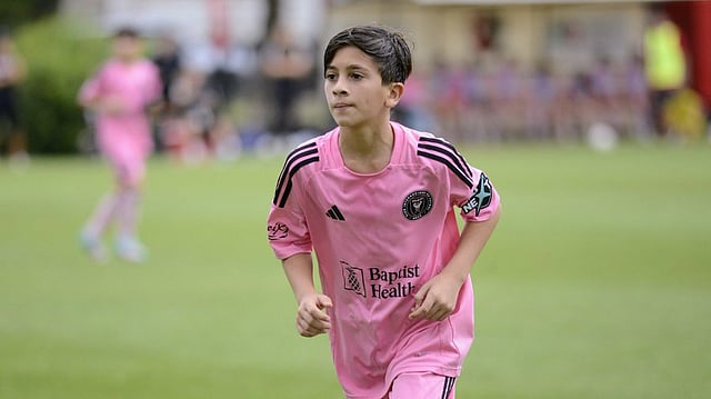 Lionel Messi's Son, Thiago Debuts At Argentina Youth Tournament As Family Come To Support