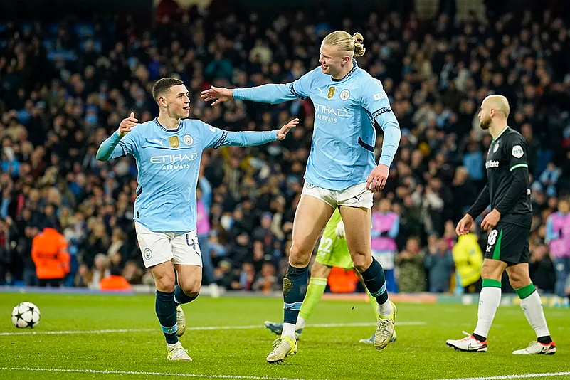 UEFA Champions League soccer Manchester City and Feyenoord gallery_Erling Haaland