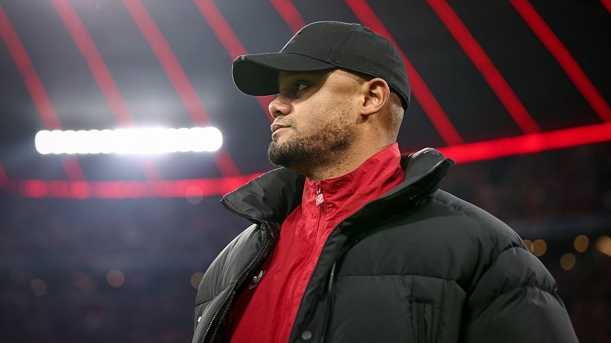 Vincent Kompany pictured during Bayern Munich's win over Paris Saint-Germain - null