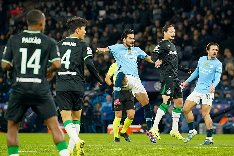 UEFA Champions League soccer Manchester City and Feyenoord gallery_Ilkay Gundogan