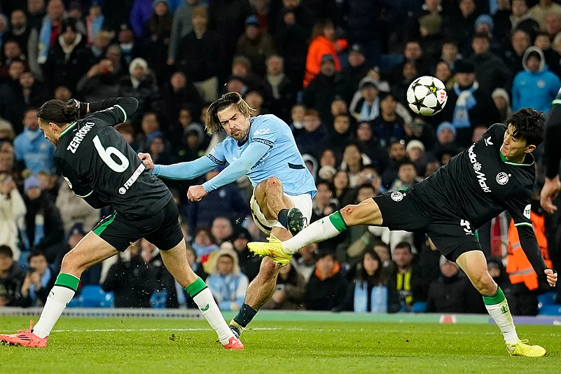 UEFA Champions League soccer Manchester City and Feyenoord gallery_Jack Grealish