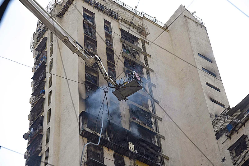 Fire in Mumbai