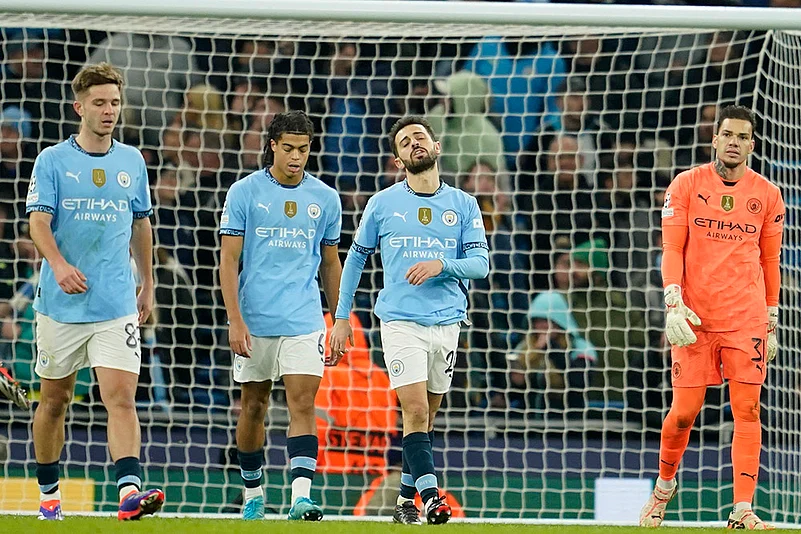 UEFA Champions League soccer Manchester City and Feyenoord gallery_Bernardo Silva