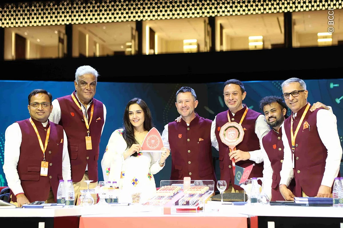 BCCI  : Punjab Kings at IPL 2025 Auction.