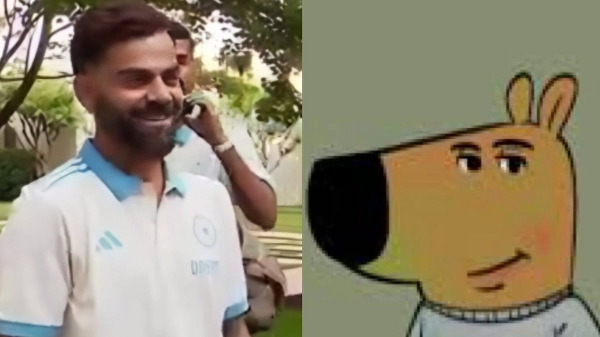 Virat Kohli as Chill Guy meme - X