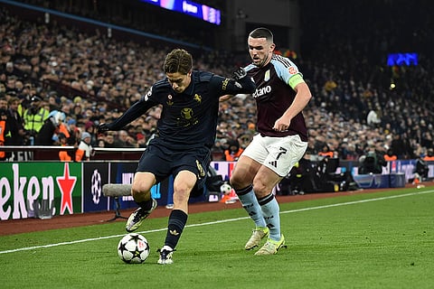 Champions League 2024-25: Aston Villa's John McGinn guards Juventus' Kenan Yildiz