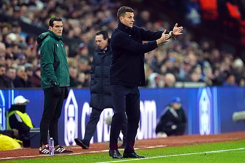 Champions League 2024-25: Juventus head coach Thiago Motta gestures from the touchline