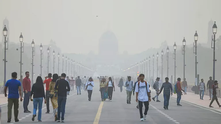 Delhi air pollution - PTI