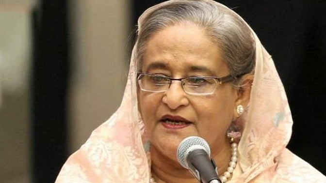 PTI : Ousted ex-Bangladesh Prime Minister Sheikh Hasina