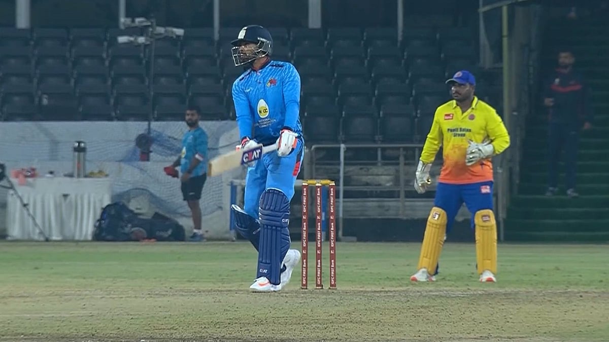 X/CricCrazyJohns : Shreyas Iyer in action for Mumbai in the SMAT 2024.