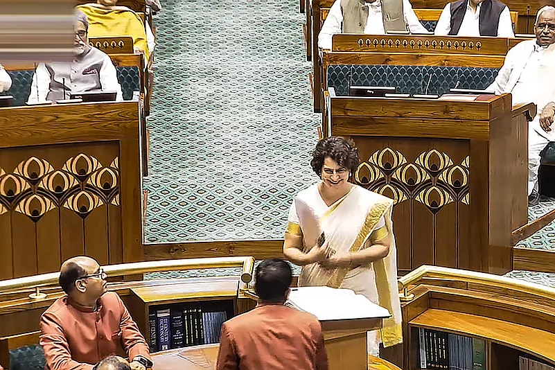 Congress leader Priyanka takes oath as Lok Sabha MP