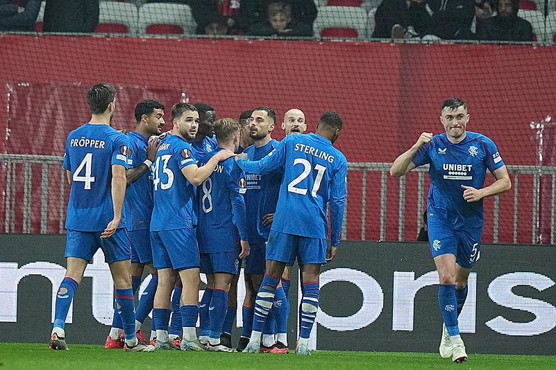 UEFA Europa League Soccer Nice Vs Rangers football gallery: Vaclav Cerny