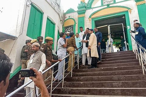 Security amid Friday prayers in Sambhal