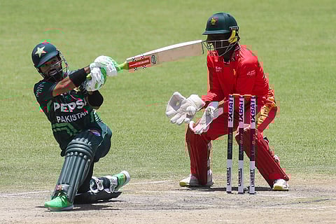 ZIM Vs PAK 3rd ODI: Pakistan's Mohammad Rizwan at the wicket