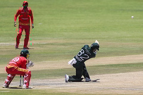 ZIM Vs PAK 3rd ODI: Pakistan's Kamran Ghulam, at the wicket