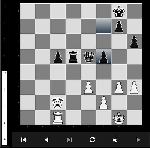 Here's how the board stands after 30 moves.