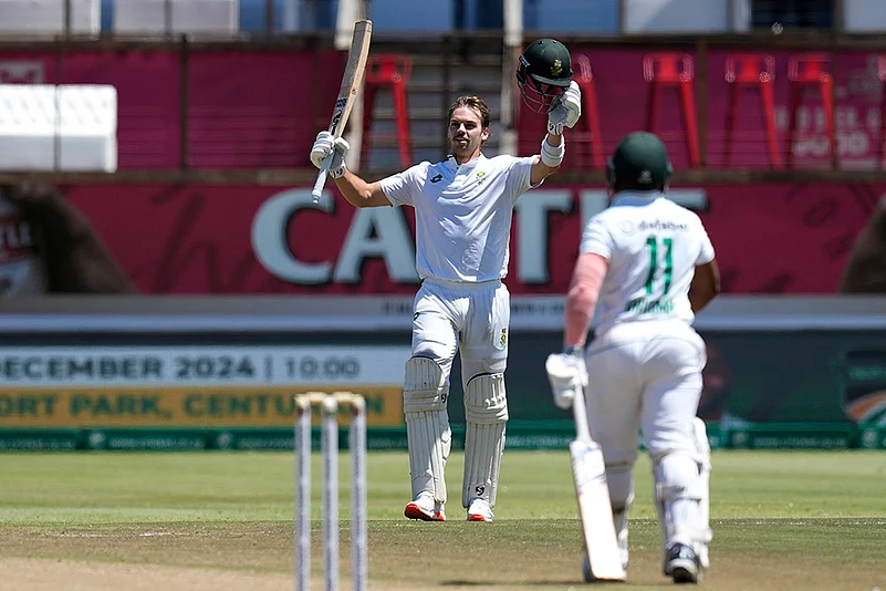 South Africa Vs Sri Lanka 1st Test cricket Day 3 photos from Durban: Tristan Stubbs