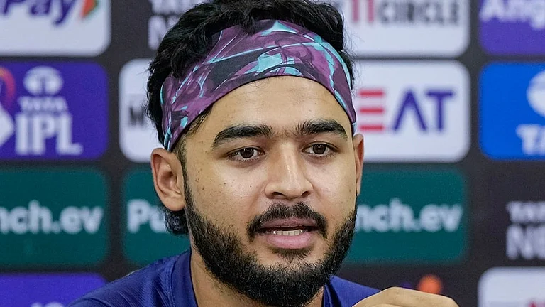 Assam cricketer Riyan Parag. - Photo: PTI/Swapan Mahapatra