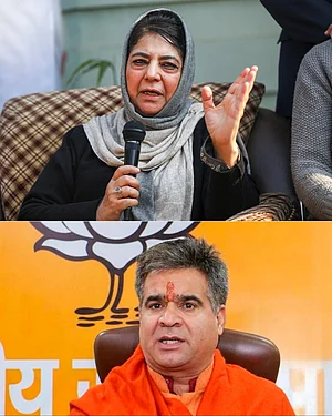 Mehbooba Mufti: PTI| Ravindra Raina: Facebook : PDP Calls For Unity Against Polarisation As BJP Demands Action On Mehbooba's 'Anti-National' Remarks