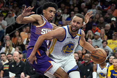 Suns Warriors Basketball