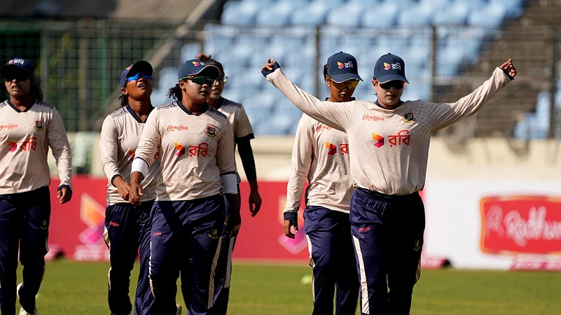 The Bangladesh womens cricket team.