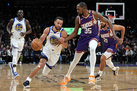 NBA Basketball Game: Phoenix Suns vs Golden State Warriors